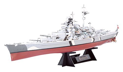 タミヤ 1/350 艦船シリーズ ビスマルク(中古品)