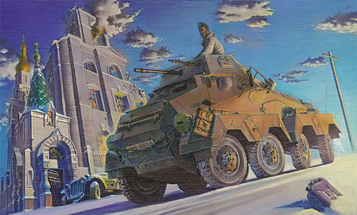 ローデン 1/72 8輪装甲車Sdkfz231 70030 プラモデル(中古品)
