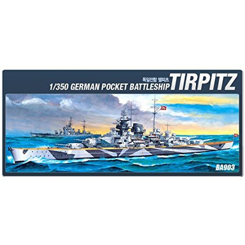 1/350 GERMAN POCKET BATTLESHIP TIRPITZ BA903(中古品)