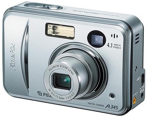 【完動美品】 FUJIFILM FinePix A345 オールドコンデジ Fujifilm FinePix A Series A345 4.1MP Digital Camera - Silver