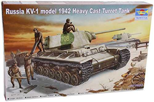トランペッター 1/35 ソビエト軍 KV-1重戦車 1942 プラモデル(中古品)の通販は 6,475円
