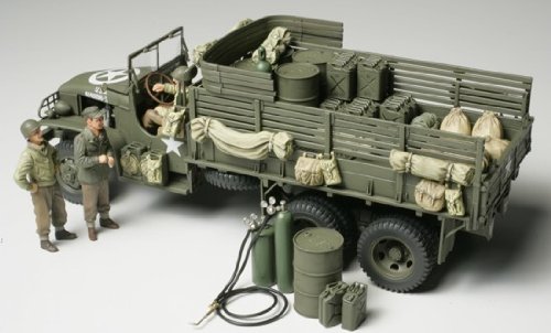 タミヤ 1/35 アメリカ21/2トン6x6カーゴトラック レッドボール急行 プラモ (中古品)