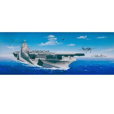トランペッター 1/350 米海軍 空母 CV-14 タイコンデロガ プラモデル(中古品)の通販は