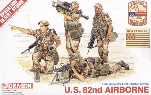 ドラゴン 1/35 U.S.82nd エアーボーン プラモデル(中古品)