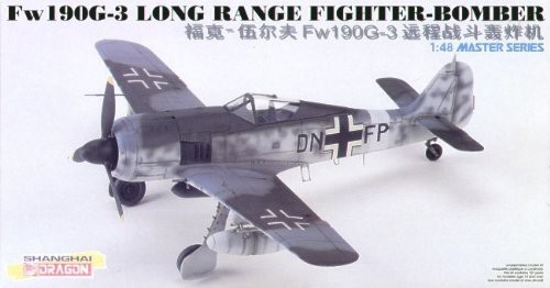 ドラゴン 1/48 フォッケウルフ Fw190G-3 長距離戦闘爆撃機 プラモデル