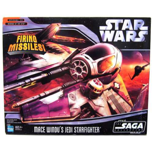 HASBRO スターウォーズ 38CM スターファイター メイス・ウィンドゥ仕様(中古品)