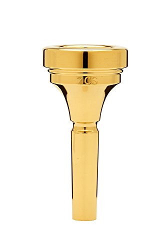 Denis Wick DW4880-7CS Gold-plated Medium Bore Trombone Mouthpiece by D(中古品)