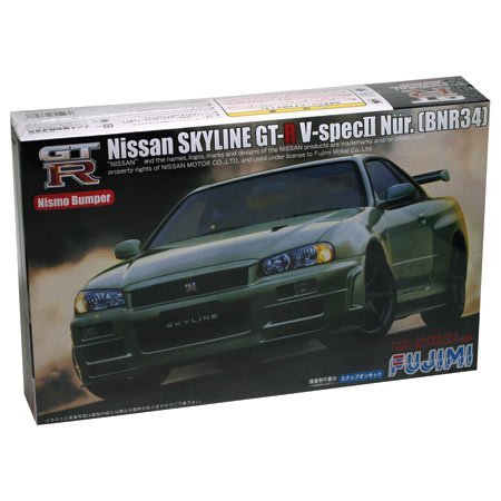 フジミ模型 1/24 ID-71 BNR34スカイライン GT-R Vspec-II Nur・NISMO(中古品)の通販は 5,225円