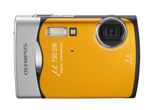 OLYMPUS 防水デジタルカメラ μ790SW (ミュー) サンオレンジ μ790SWORG(中古品)