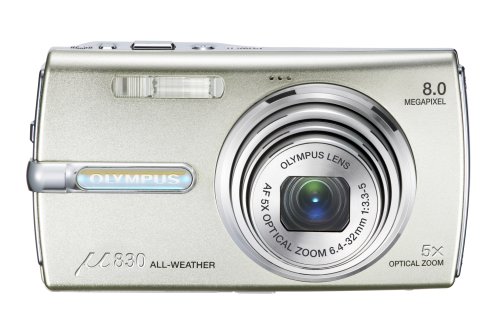 OLYMPUS デジタルカメラ μ830 (ミュー) シャンパンシルバー μ830SLV(中古品)