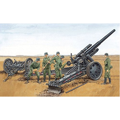 ドラゴン 1/35 ドイツ sFH18重榴弾砲 w/リンバー スマートキット プラモデ (中古品)