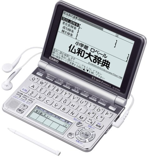 CASIO Ex-word 電子辞書 XD-GP7250 フランス語大画面液晶モデル メインパ (中古品)