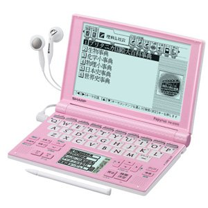 シャープ Papyrus 電子辞書 PW-GT570-P  ピンク 学習モデル 72コンテンツ 4(中古品)