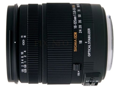シグマ 18-125mm F3.8-5.6  DC OS HSM  キヤノン用(中古品)