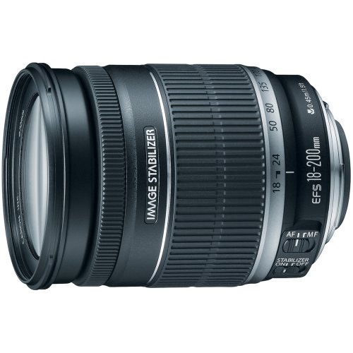 Canon EF-S 18-200mm f/3.5-5.6 IS Standard Zoom Lens for Canon DSLR Cam(中古品)