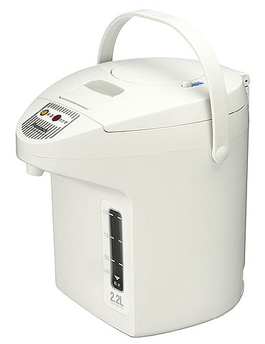 ピーコック 電気保温エアーポット(非沸とうタイプ) 2.2L ホワイト WJP-22-W(中古品)の通販は