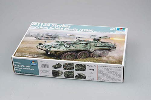 トランペッター 1/35 アメリカ陸軍 M1134 ストライカー ATGM プラモデル(中古品)