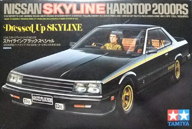 タミヤ 1/24 スカイラインRSブラック (１／２４ スポーツカー:24028)(中古品)