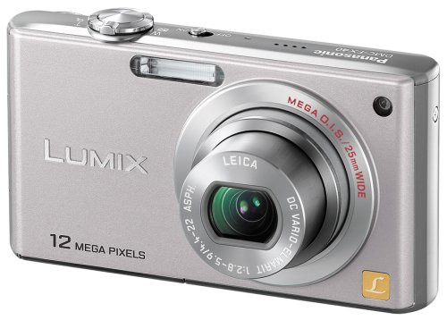 パナソニック デジタルカメラ LUMIX (ルミックス) FX40 プレシャスシルバー(中古品)