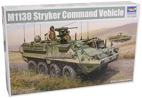 トランペッター 1/35 アメリカ陸軍M1130 ストライカー 指揮通信車 プラモデ(中古品)