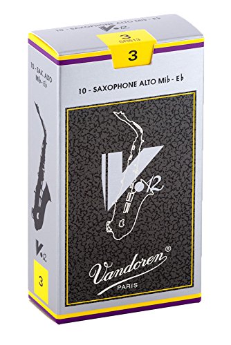 バンドーレン アルトサクソフォンリード V.12 硬さ:3 (10枚入り)(中古品)