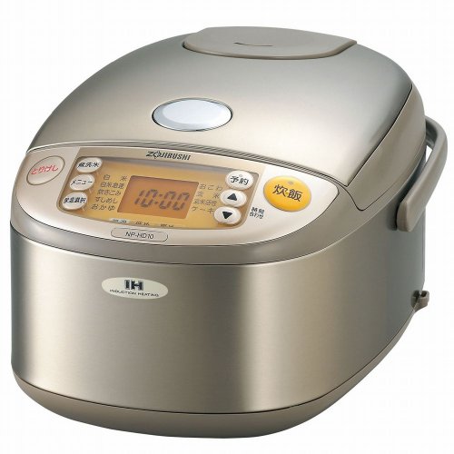 ZOJIRUSHI IH炊飯ジャー極め炊き NP-HD10-XA ステンレス(中古品)