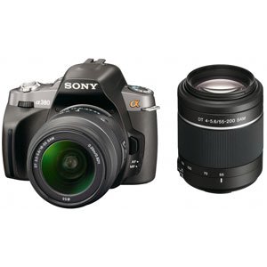 ソニー SONY デジタル一眼レフカメラ α380 ダブルズームレンズ ソニー SONY デジタル一眼レフカメラ α380 ダブルズームレンズ