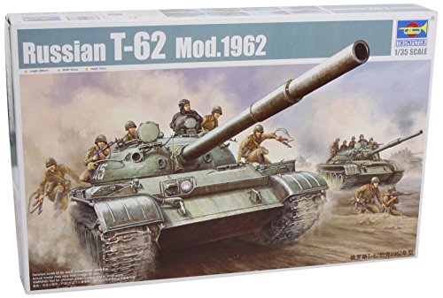 トランペッター 1/35 ソビエト軍 T-62 主力戦車 Mod.1962 プラモデル(中古品)