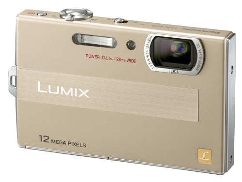 パナソニック デジタルカメラ LUMIX (ルミックス) FP8 ゴールド DMC-FP8-N(中古品)