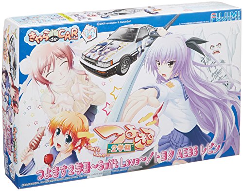 フジミ模型 1/24 きゃらdeCAR?る NO. 14 つよきす/トヨタ AE86レビン CD14(中古品)