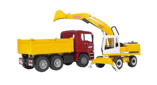 ブルーダー MAN トラック&LHショベル BR02751(中古品)