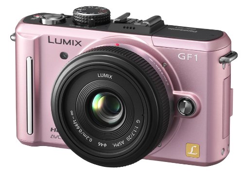 LUMIX GF1 ピンク 本体と付属品 Panasonic LUMIX GF1 パンケーキレンズキット☆ピンク