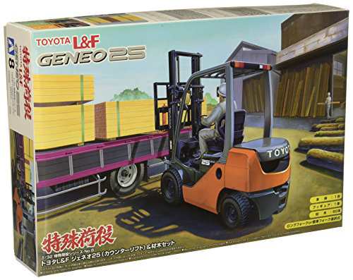 青島文化教材社 1/32 特殊荷役 No.08 トヨタL&F ジェネオ25 カウンターリフ(中古品)