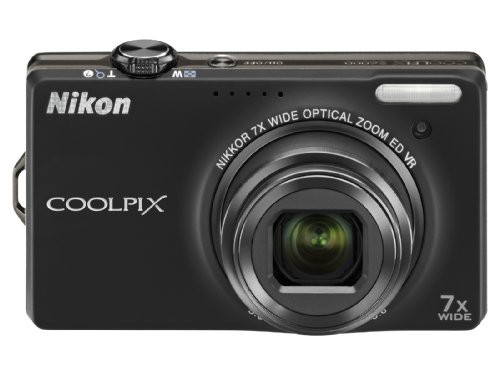 Nikon デジタルカメラ COOLPIX (クールピクス) S6000 ノーブルブラック S60(中古品)