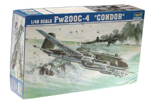 トランペッター 1/48 洋上哨戒爆撃機 Fw200 C-4 コンドル プラモデル(中古品)