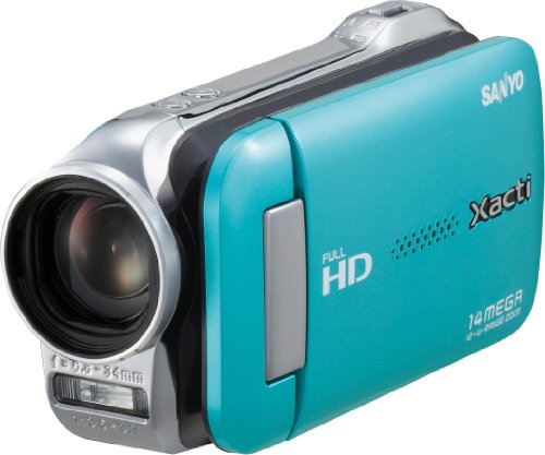 SANYO デジタルムービーカメラ Xacti GH1 ブルー DMX-GH1(L)(中古品)