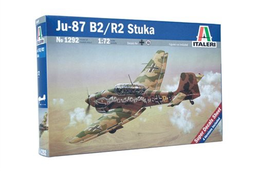 タミヤ イタレリ 1/72 飛行機シリーズ 1292 ユンカース Ju87 B-2/R-2 スツ (中古品)の通販は