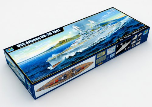 トランペッター　1/200 艦船 アメリカ海軍 BB-39 アリゾナ USS Arizona BB-(中古品)