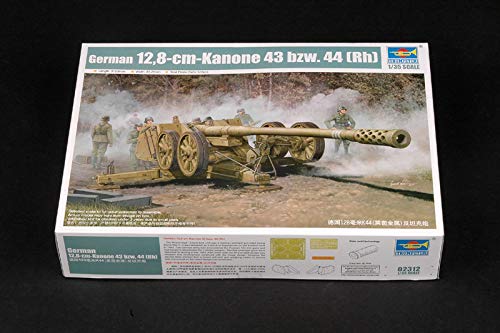 トランペッター 1/35 ドイツ Pak44 128mm対戦車砲 プラモデル(中古品)