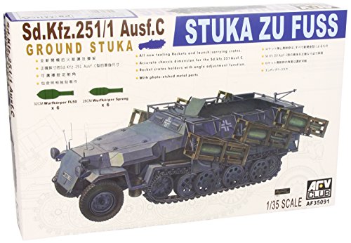 AFVクラブ 1/35 Sdkfz251/1AusfCグラウンドスツーカ プラモデル(中古品)