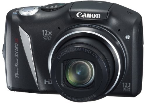 Canon デジタルカメラ Powershot SX130IS ブラック PSSX130IS(BK) 1210万画(中古品)