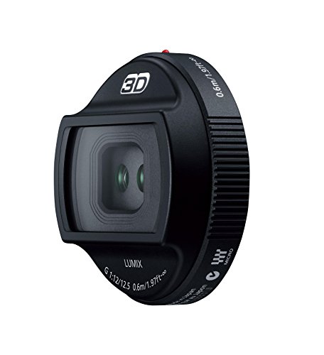 パナソニック 単焦点 3Dレンズ マイクロフォーサーズ用 ルミックス G 12.5m(中古品)
