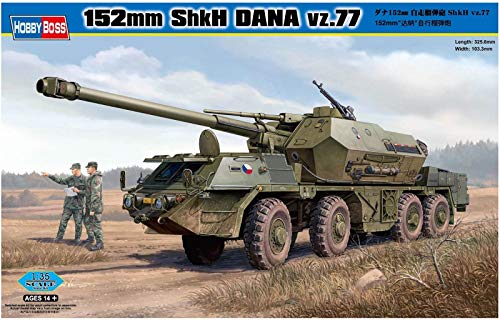 ホビーボス 1/35 ダナ 152mm自走留榴弾砲 SHKH vz77 プラモデル(中古品)