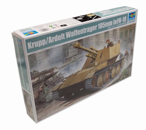 トランペッター 1/35 ヴァッフェントレーガー “アルデルト 105mm自走榴弾 (中古品)