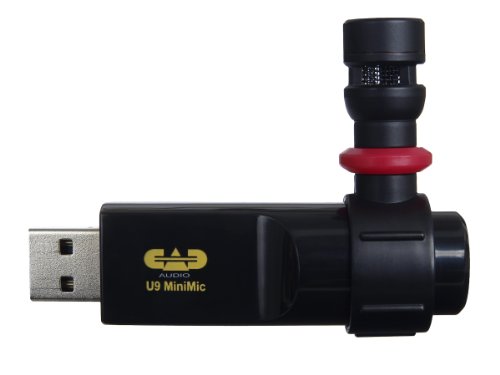 CAD U9 USB MicroMic コンデンサーマイク180度回転 ポッドキャスティング、(中古品)