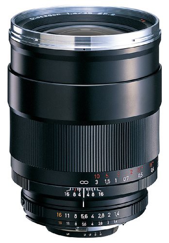 Carl Zeiss Distagon T*1.4/35mm ZE ブラック シェード付 キヤノンEFマウン(中古品)