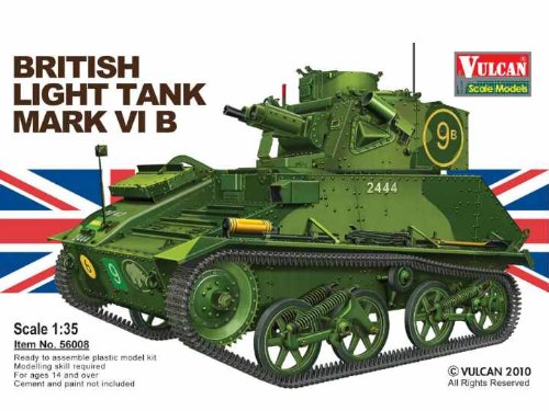 Vulcan Scale Models 1/35 British Mk VI B Light Tank Kit(中古品)