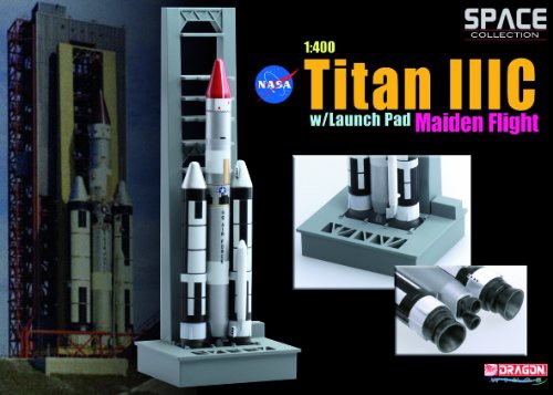 プラッツ DRAGON 1/400 タイタン IIIC 初飛行 w/ランチパッド(中古品)の通販は