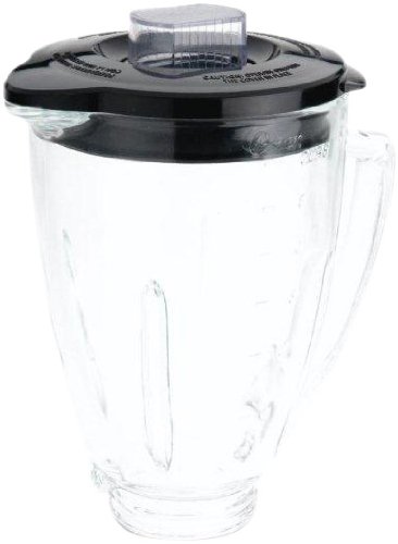 Oster BLSTAJ-CB ブレンダー 6カップ ガラスジャー - ブラック蓋(中古品)