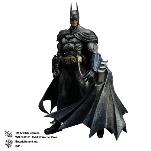 BATMAN(TM) ARKHAM ASYLUM PLAY ARTS改 バットマン(TM)(PVC塗装済みアクシ (中古品)の通販は 32,370円